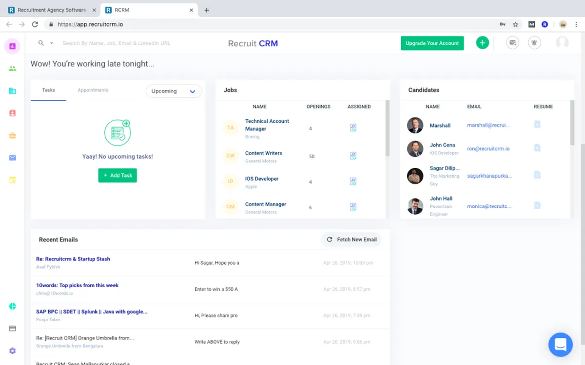 Recruit CRM : avis des utilisateurs, avantages & inconvénients de ce logiciel de recrutement ATS Recruit CRM : avis des utilisateurs, avantages & inconvénients de ce logiciel de recrutement ATS