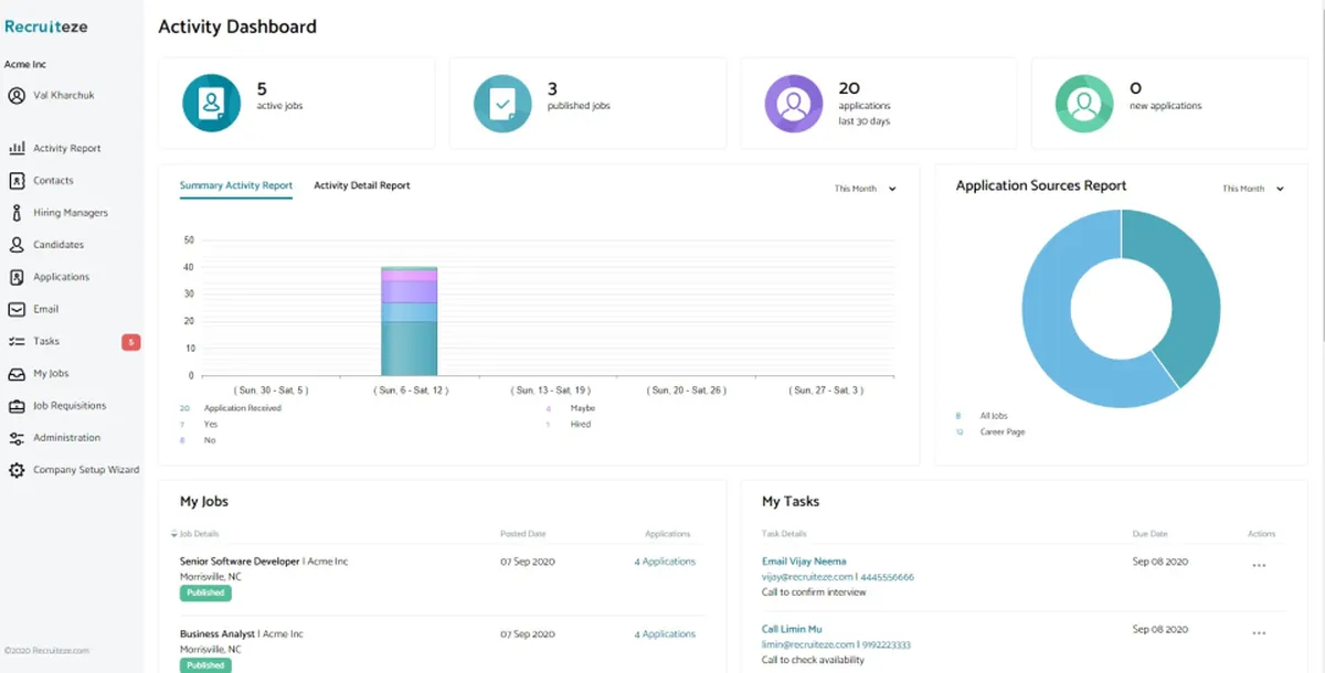 Recruiteze : avis des utilisateurs, avantages & inconvénients de ce logiciel de recrutement ATS