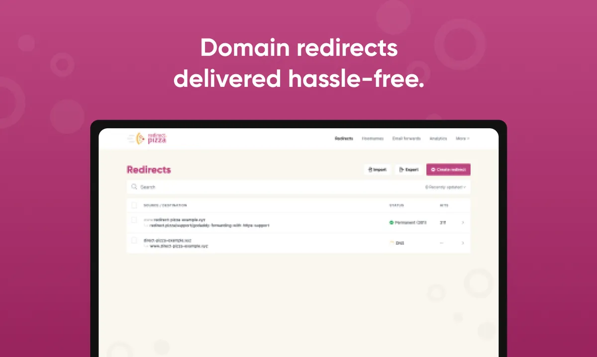Redirect.pizza : avis des utilisateurs, avantages & inconvénients de ce logiciel d'optimisation de site web