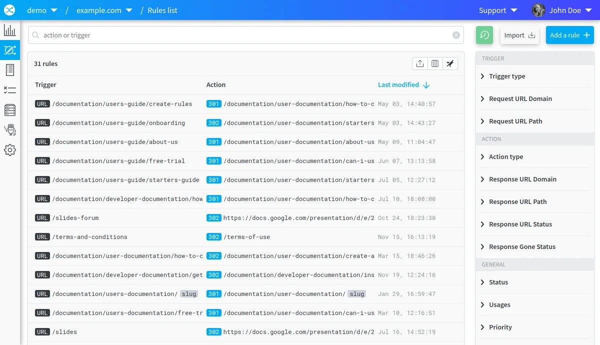 Redirection.io : avis des utilisateurs, avantages & inconvénients de ce logiciel d'optimisation de site web
