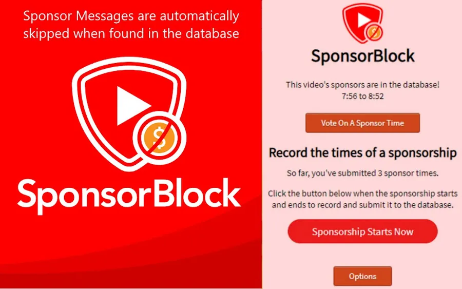 regarder youtube sans pub sponsorblock