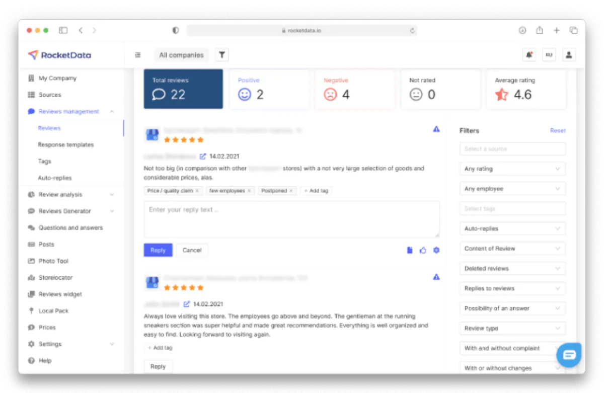 RocketData : avis des utilisateurs, avantages & inconvénients de ce logiciel de référencement local RocketData : avis des utilisateurs, avantages & inconvénients de ce logiciel de référencement local