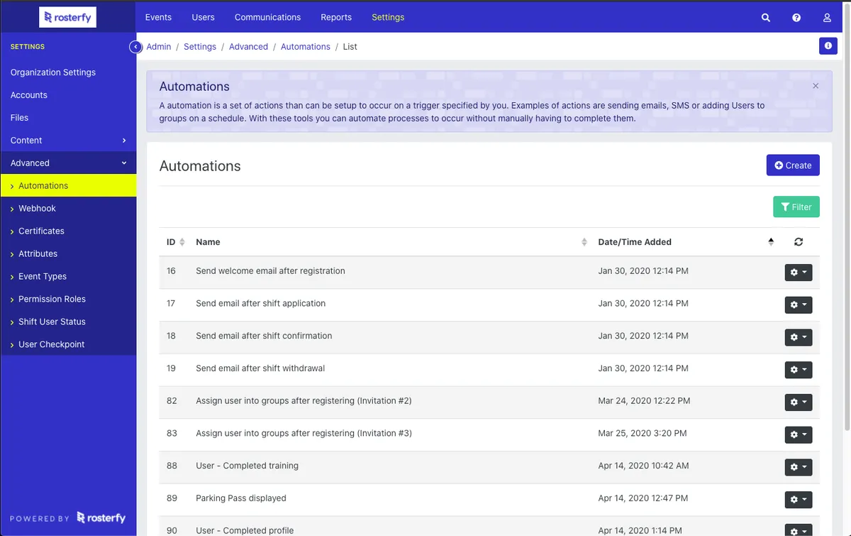 Rosterfy : avis des utilisateurs, avantages & inconvénients de ce logiciel pour associations / ONG Rosterfy : avis des utilisateurs, avantages & inconvénients de ce logiciel pour associations / ONG