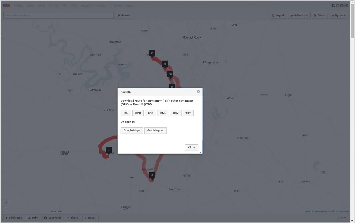 RouteXL : avis des utilisateurs, avantages & inconvénients de ce logiciel de planification d'itinéraire RouteXL : avis des utilisateurs, avantages & inconvénients de ce logiciel de planification d'itinéraire