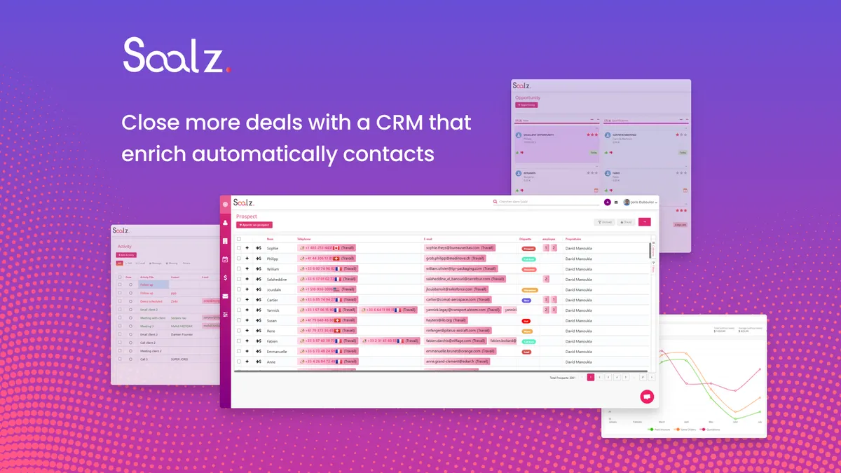 Saalz : avis des utilisateurs, avantages & inconvénients de ce logiciel CRM