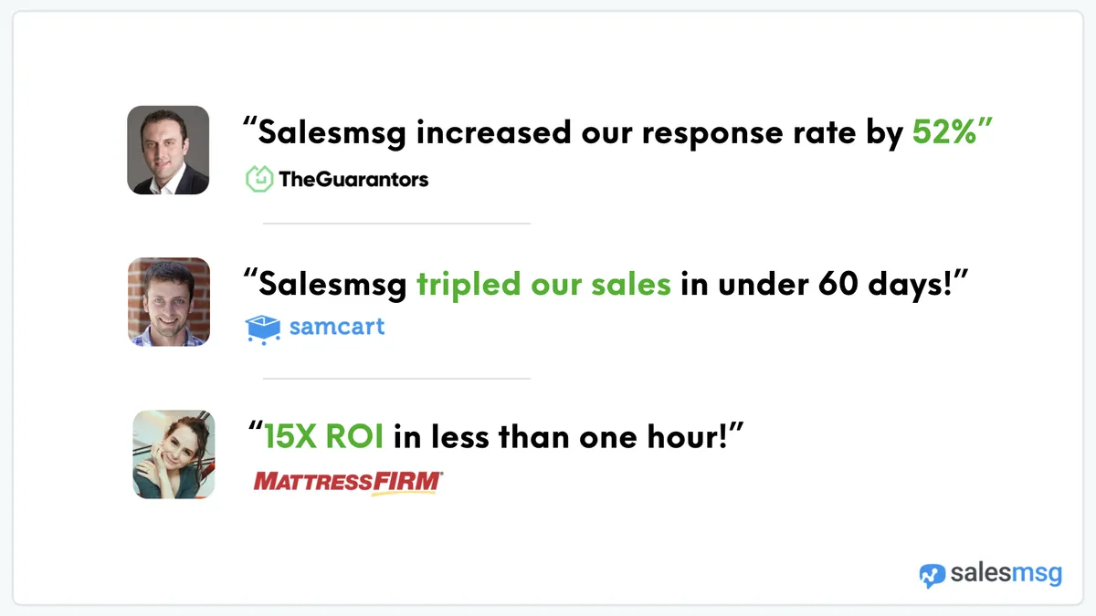 Salesmsg : avis des utilisateurs, avantages & inconvénients de ce logiciel d'envoi de SMS marketing