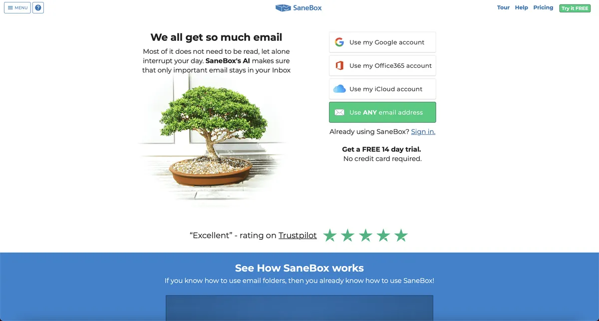SaneBox : avis des utilisateurs, avantages & inconvénients de ce logiciel de gestion des emails SaneBox : avis des utilisateurs, avantages & inconvénients de ce logiciel de gestion des emails