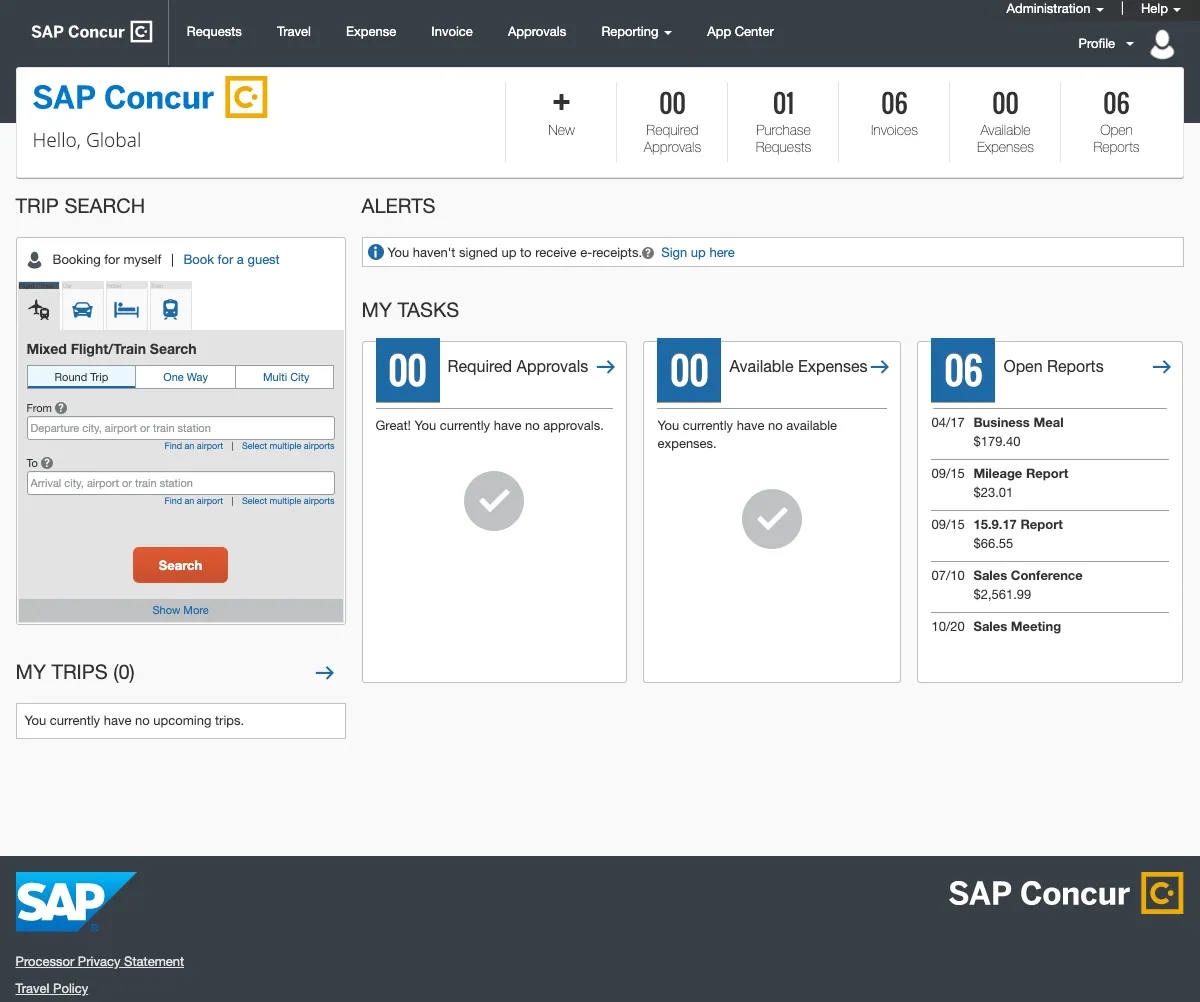 SAP Concur : avis des utilisateurs, avantages & inconvénients de ce logiciel de notes de frais / dépenses professionnelles SAP Concur : avis des utilisateurs, avantages & inconvénients de ce logiciel de notes de frais / dépenses professionnelles