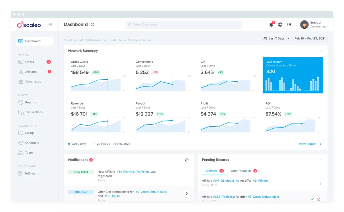 Scaleo : avis des utilisateurs, avantages & inconvénients de ce logiciel d'affiliation Scaleo : avis des utilisateurs, avantages & inconvénients de ce logiciel d'affiliation