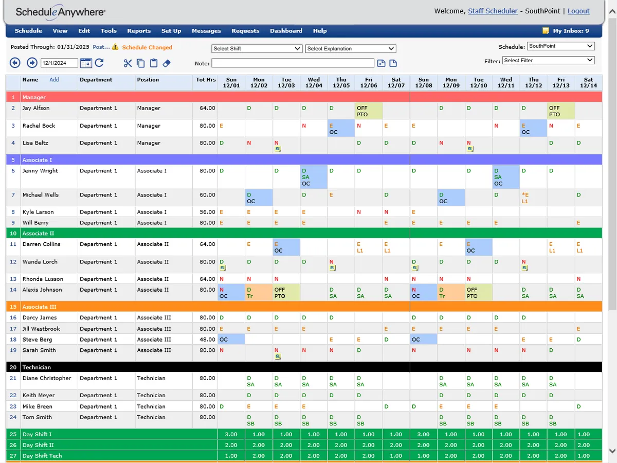 ScheduleAnywhere : avis des utilisateurs, avantages & inconvénients de ce logiciel de planning d'équipe ScheduleAnywhere : avis des utilisateurs, avantages & inconvénients de ce logiciel de planning d'équipe