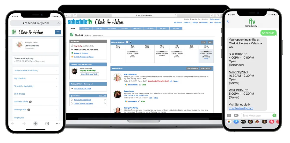 Schedulefly : avis des utilisateurs, avantages & inconvénients de ce logiciel de planning d'équipe