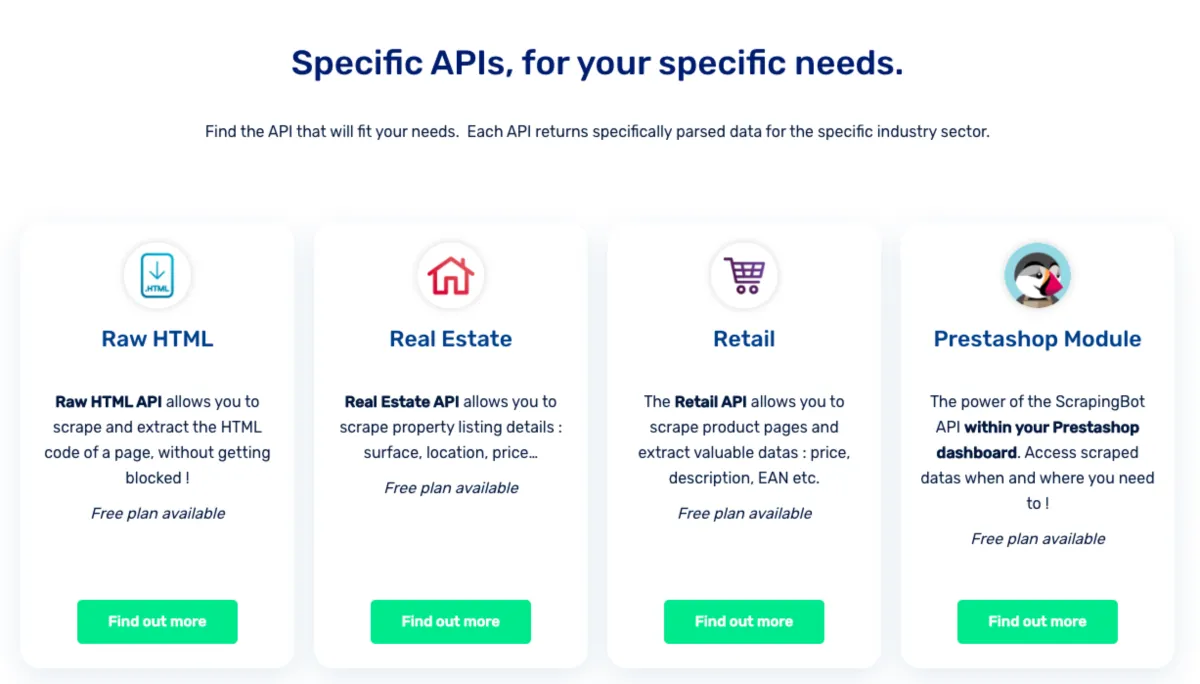 ScrapingBot : avis des utilisateurs, avantages & inconvénients de ce logiciel de scraping