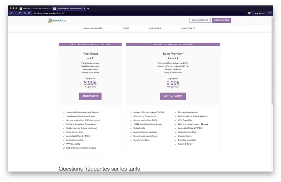 seedbox prix tarif seedbox prix tarif