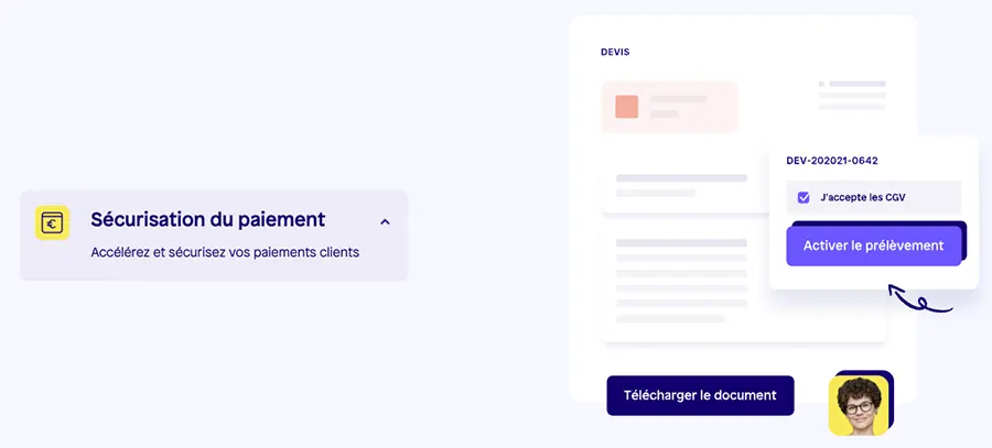 Sellsy Facturation & Gestion : fonctionnalités pour faciliter les paiements