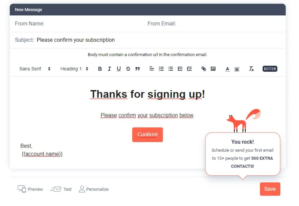 SendFox : avis des utilisateurs, avantages & inconvénients de ce logiciel d'emailing / newsletters SendFox : avis des utilisateurs, avantages & inconvénients de ce logiciel d'emailing / newsletters