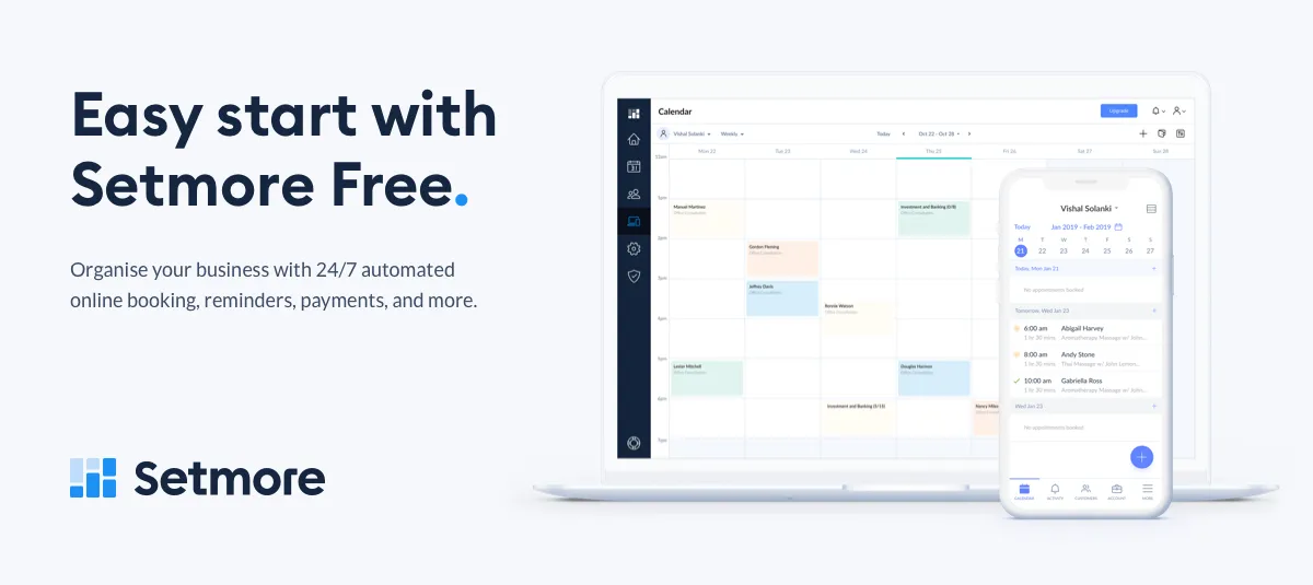 SetMore : avis des utilisateurs, avantages & inconvénients de ce logiciel de réservation SetMore : avis des utilisateurs, avantages & inconvénients de ce logiciel de réservation