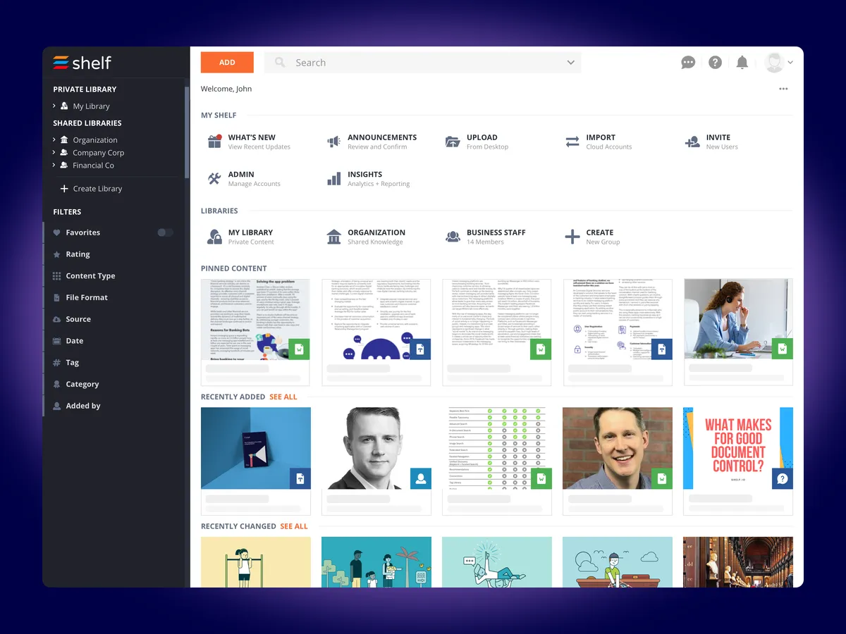 Shelf : avis des utilisateurs, avantages & inconvénients de ce logiciel de gestion des connaissances Shelf : avis des utilisateurs, avantages & inconvénients de ce logiciel de gestion des connaissances
