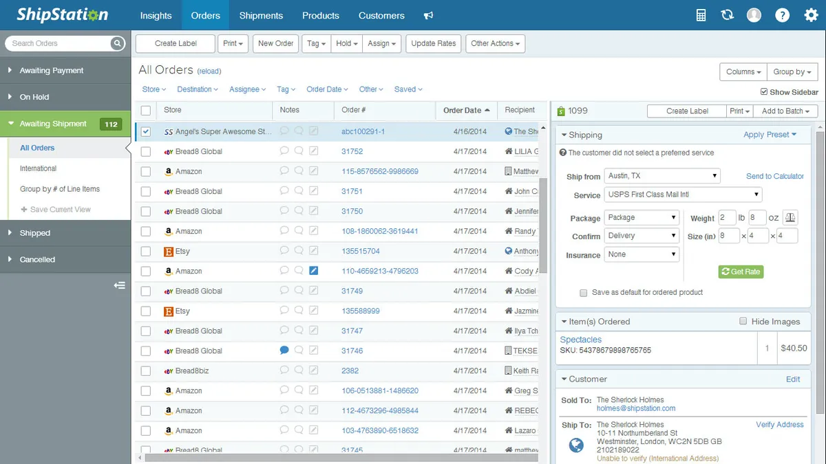 ShipStation : avis des utilisateurs, avantages & inconvénients de ce logiciel de gestion des livraisons