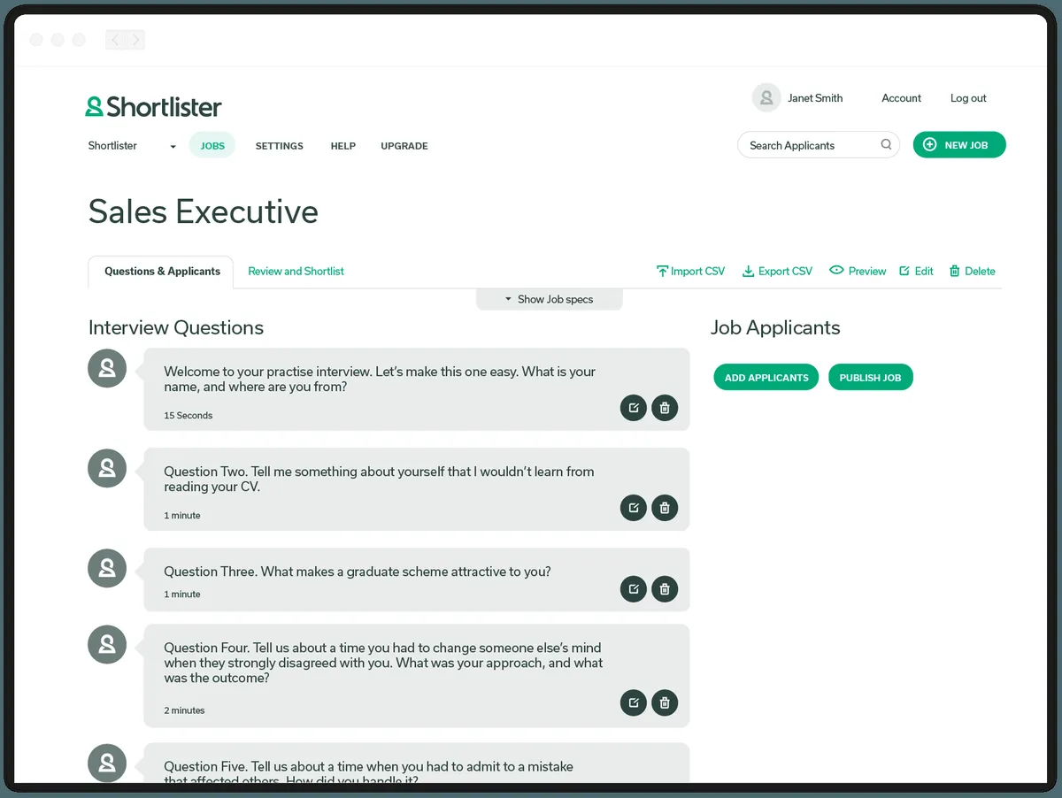 Shortlister : avis des utilisateurs, avantages & inconvénients de ce logiciel d'entretien vidéo Shortlister : avis des utilisateurs, avantages & inconvénients de ce logiciel d'entretien vidéo