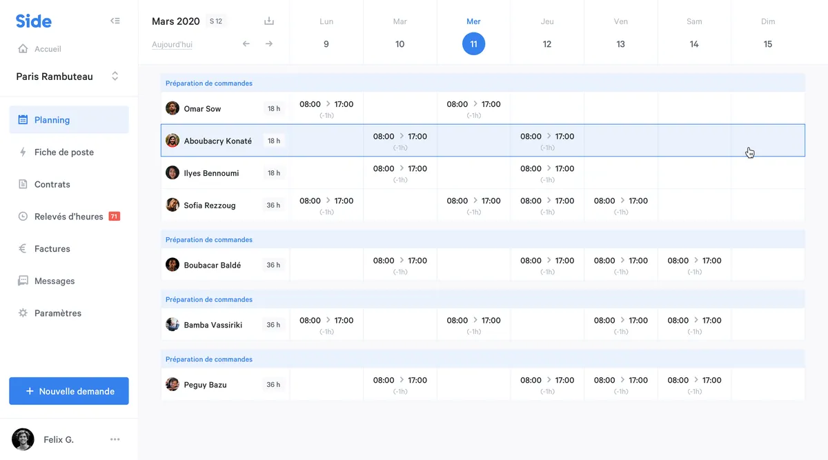 Side : avis des utilisateurs, avantages & inconvénients de ce logiciel pour agence de recrutement Side : avis des utilisateurs, avantages & inconvénients de ce logiciel pour agence de recrutement