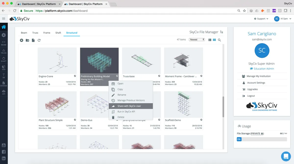 SkyCiv : avis des utilisateurs, avantages & inconvénients de ce logiciel de virtualisation SkyCiv : avis des utilisateurs, avantages & inconvénients de ce logiciel de virtualisation
