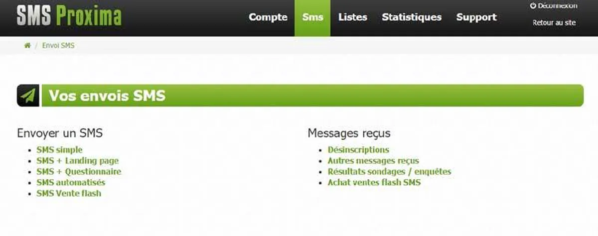 Sms Proxima : avis des utilisateurs, avantages & inconvénients de ce logiciel d'envoi de SMS marketing Sms Proxima : avis des utilisateurs, avantages & inconvénients de ce logiciel d'envoi de SMS marketing