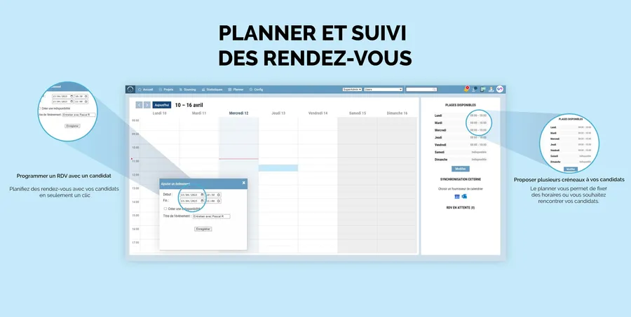 Softy : interface planning