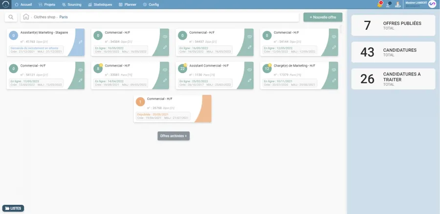 Softy : interface