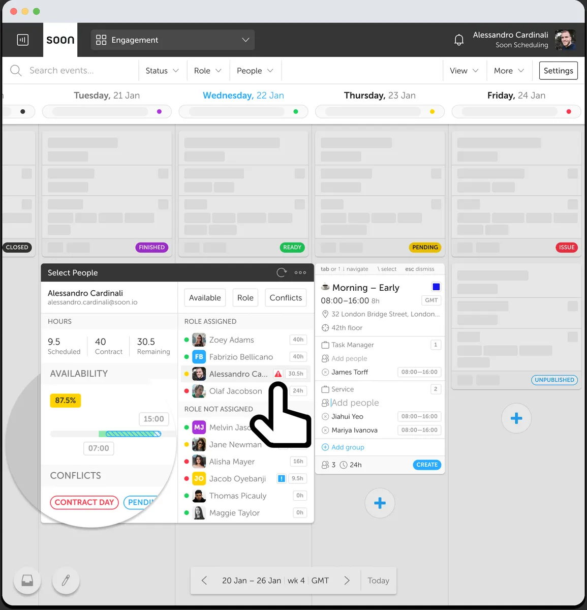Soon : avis des utilisateurs, avantages & inconvénients de ce logiciel de planning d'équipe Soon : avis des utilisateurs, avantages & inconvénients de ce logiciel de planning d'équipe