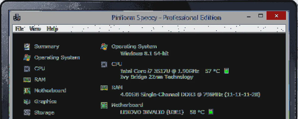 Speccy : avis des utilisateurs, avantages & inconvénients de ce logiciel utilitaire pour ordinateur Speccy : avis des utilisateurs, avantages & inconvénients de ce logiciel utilitaire pour ordinateur