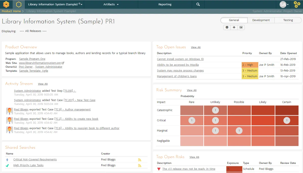 SpiraPlan : avis des utilisateurs, avantages & inconvénients de ce logiciel de gestion du cycle de vie des applications SpiraPlan : avis des utilisateurs, avantages & inconvénients de ce logiciel de gestion du cycle de vie des applications