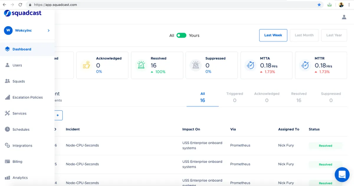 Squadcast : avis des utilisateurs, avantages & inconvénients de ce logiciel de gestion des incidents Squadcast : avis des utilisateurs, avantages & inconvénients de ce logiciel de gestion des incidents