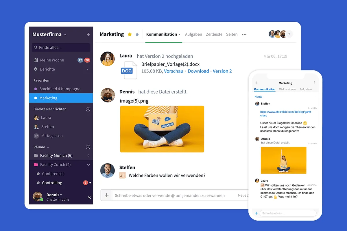 Stackfield : avis des utilisateurs, avantages & inconvénients de ce logiciel de gestion de projet Agile / Scrum