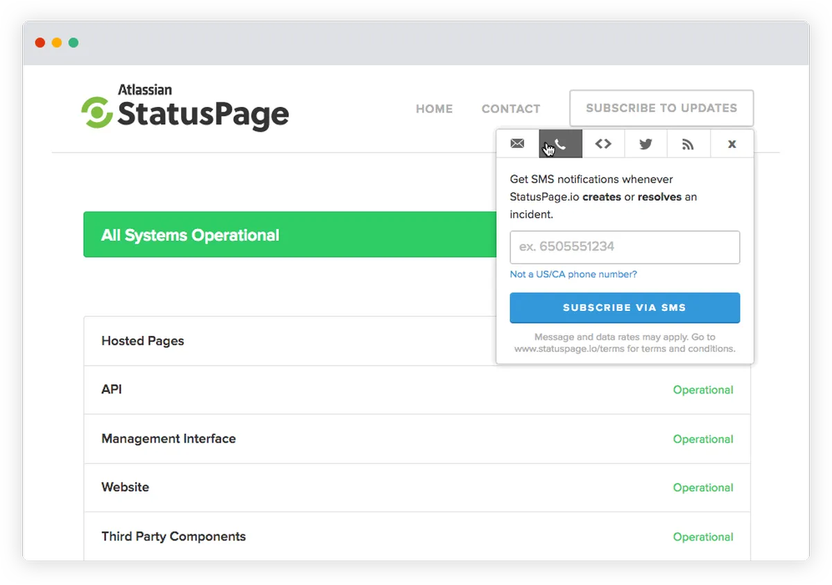 StatusPage : avis des utilisateurs, avantages & inconvénients de ce logiciel de monitoring de site web