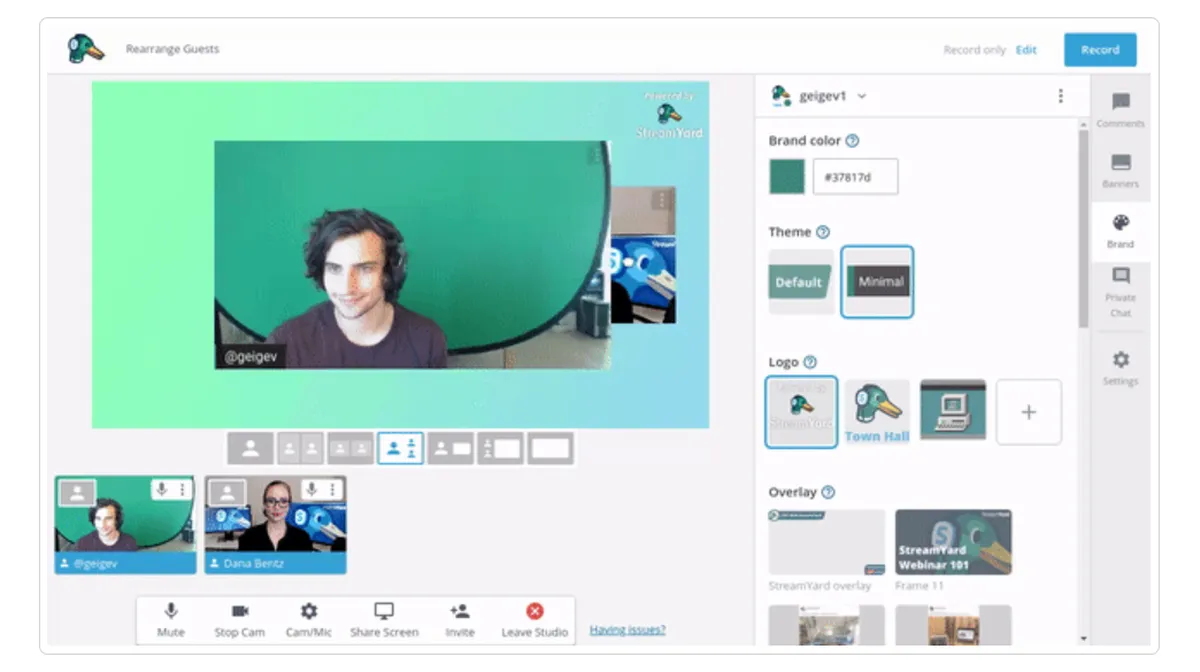 Streamyard : avis des utilisateurs, avantages & inconvénients de cette plateforme de vidéo / live streaming Streamyard : avis des utilisateurs, avantages & inconvénients de cette plateforme de vidéo / live streaming