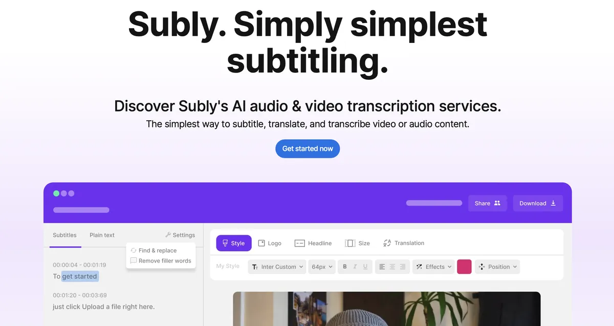 Subly : avis des utilisateurs, avantages & inconvénients de ce logiciel de montage vidéo