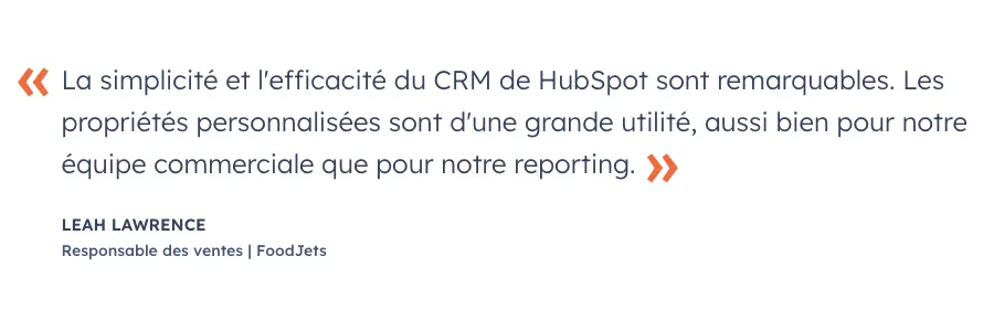Suite CRM de HubSpot : avis