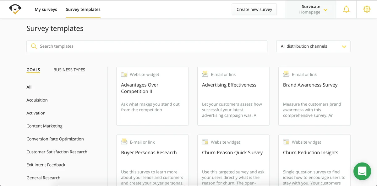 Survicate Customer Feedback : avis des utilisateurs, avantages & inconvénients de ce logiciel de feedback à 360 degrés Survicate Customer Feedback : avis des utilisateurs, avantages & inconvénients de ce logiciel de feedback à 360 degrés