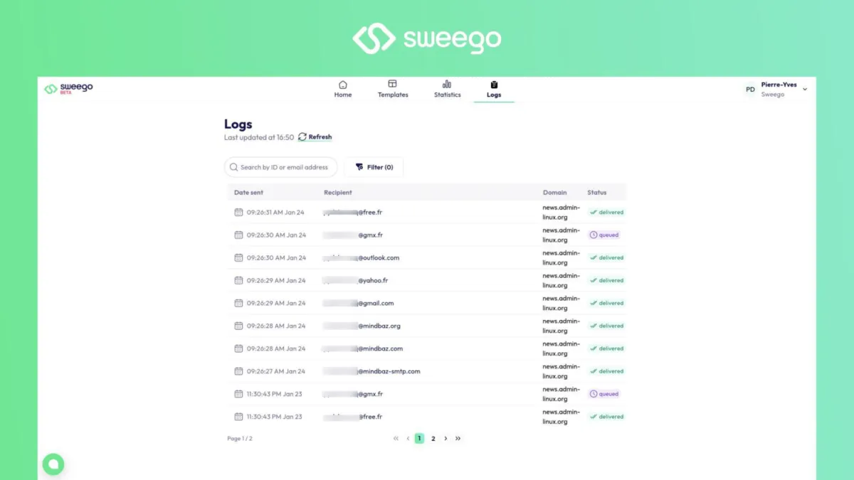 Sweego : avis des utilisateurs, avantages & inconvénients de ce logiciel d'emailing / newsletters