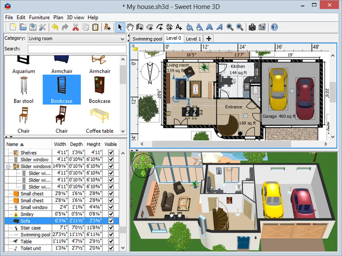 Sweet Home 3D : avis des utilisateurs, avantages & inconvénients de ce logiciel d'architecture 3D Sweet Home 3D : avis des utilisateurs, avantages & inconvénients de ce logiciel d'architecture 3D