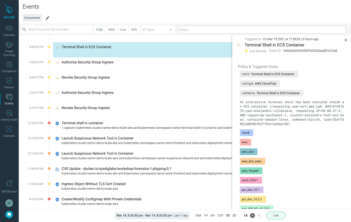 Sysdig : avis des utilisateurs, avantages & inconvénients de ce logiciel de sécurité cloud Sysdig : avis des utilisateurs, avantages & inconvénients de ce logiciel de sécurité cloud