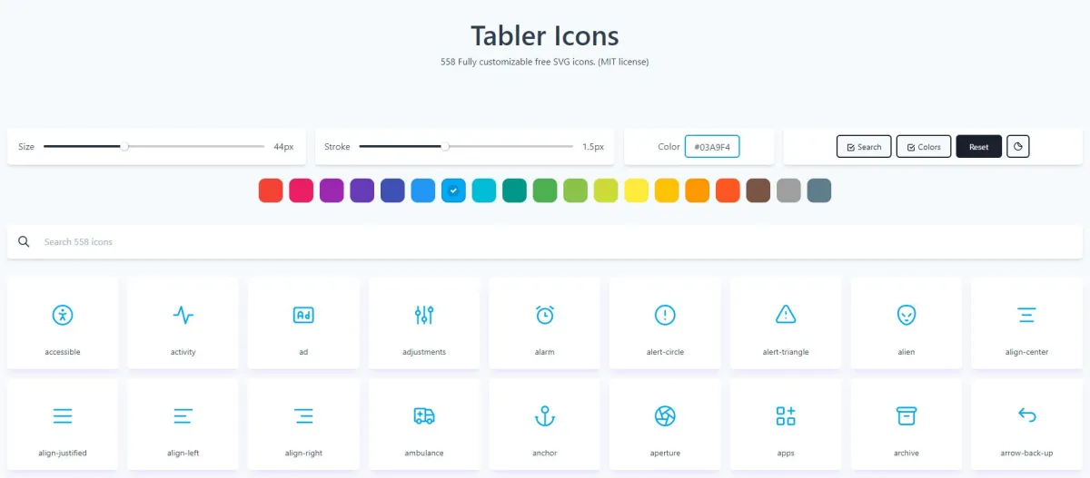 Tabler Icons : avis des utilisateurs, avantages & inconvénients de cette banque d'icônes Tabler Icons : avis des utilisateurs, avantages & inconvénients de cette banque d'icônes