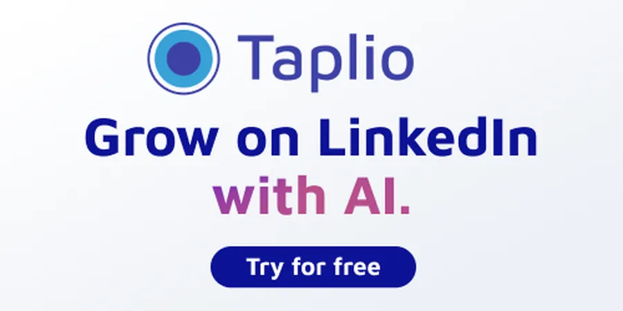 Taplio : avis des utilisateurs, avantages & inconvénients de ce logiciel de marketing sur les réseaux sociaux / social listening Taplio : avis des utilisateurs, avantages & inconvénients de ce logiciel de marketing sur les réseaux sociaux / social listening