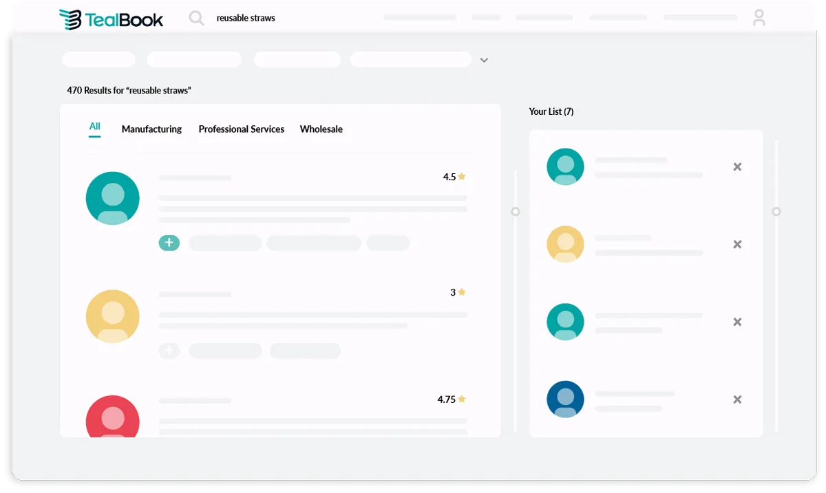 TealBook : avis des utilisateurs, avantages & inconvénients de ce logiciel supply chain TealBook : avis des utilisateurs, avantages & inconvénients de ce logiciel supply chain