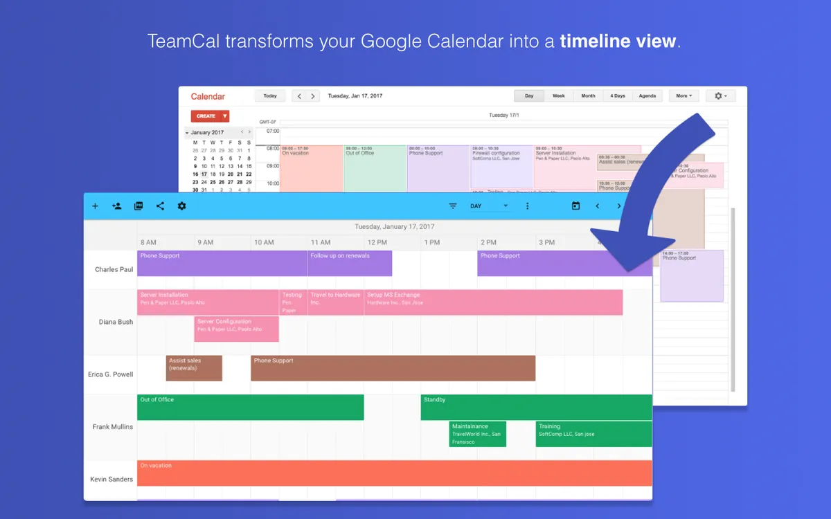TeamCal : avis des utilisateurs, avantages & inconvénients de ce logiciel de planning d'équipe TeamCal : avis des utilisateurs, avantages & inconvénients de ce logiciel de planning d'équipe