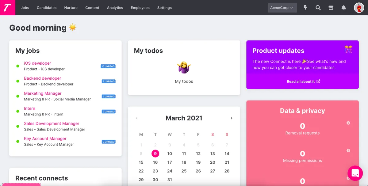 Teamtailor : avis des utilisateurs, avantages & inconvénients de ce logiciel de recrutement ATS Teamtailor : avis des utilisateurs, avantages & inconvénients de ce logiciel de recrutement ATS