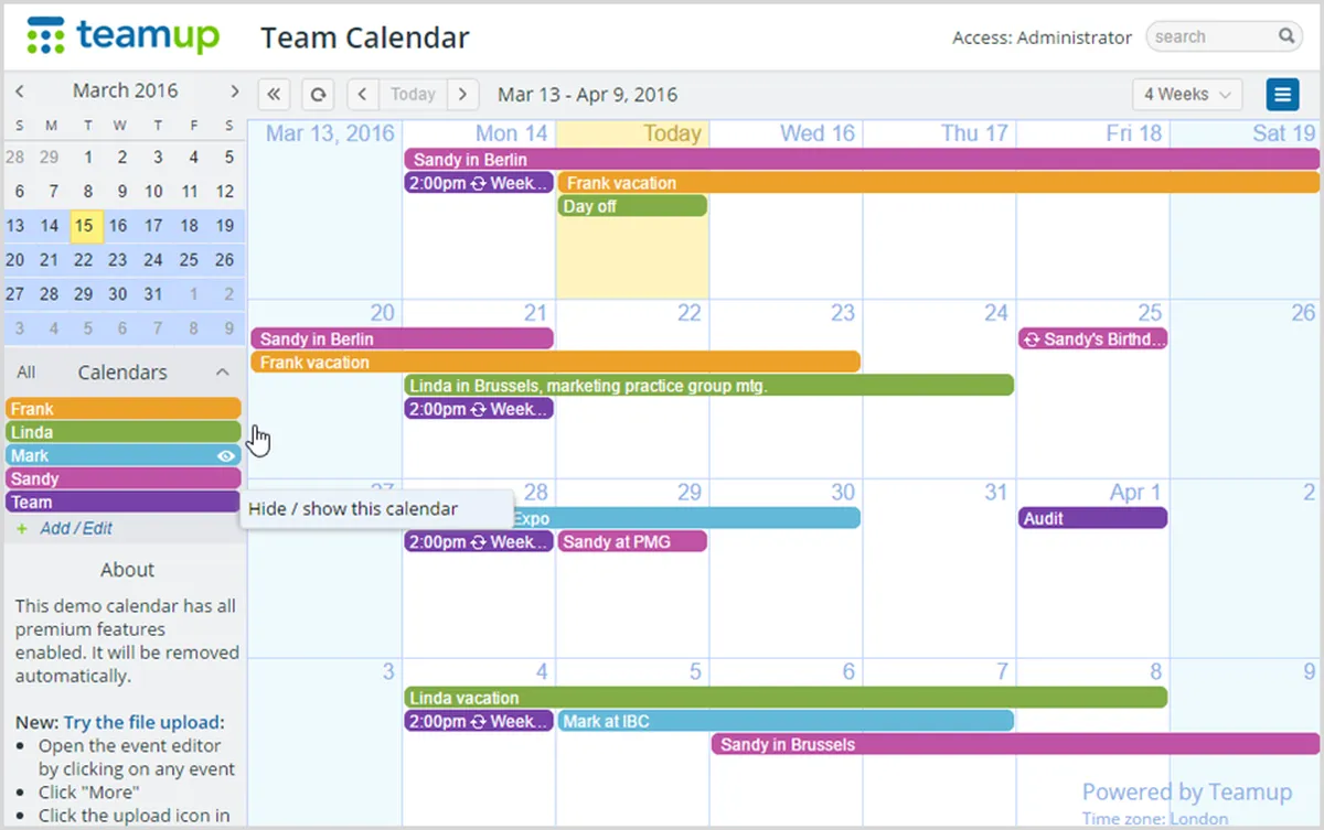 Teamup Calendar : avis des utilisateurs, avantages & inconvénients de ce logiciel de planning d'équipe Teamup Calendar : avis des utilisateurs, avantages & inconvénients de ce logiciel de planning d'équipe