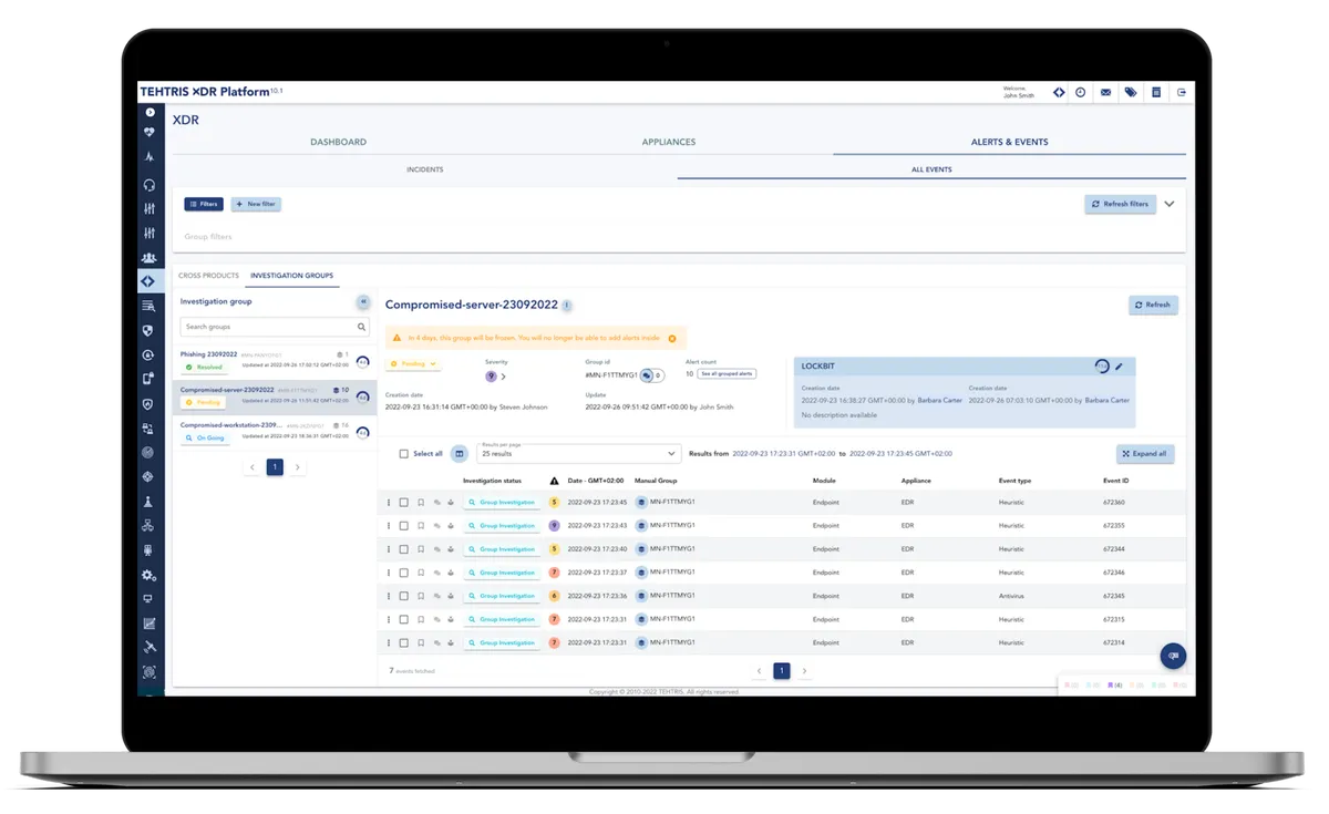 Tehtris : avis des utilisateurs, avantages & inconvénients de ce logiciel de protection endpoint Tehtris : avis des utilisateurs, avantages & inconvénients de ce logiciel de protection endpoint