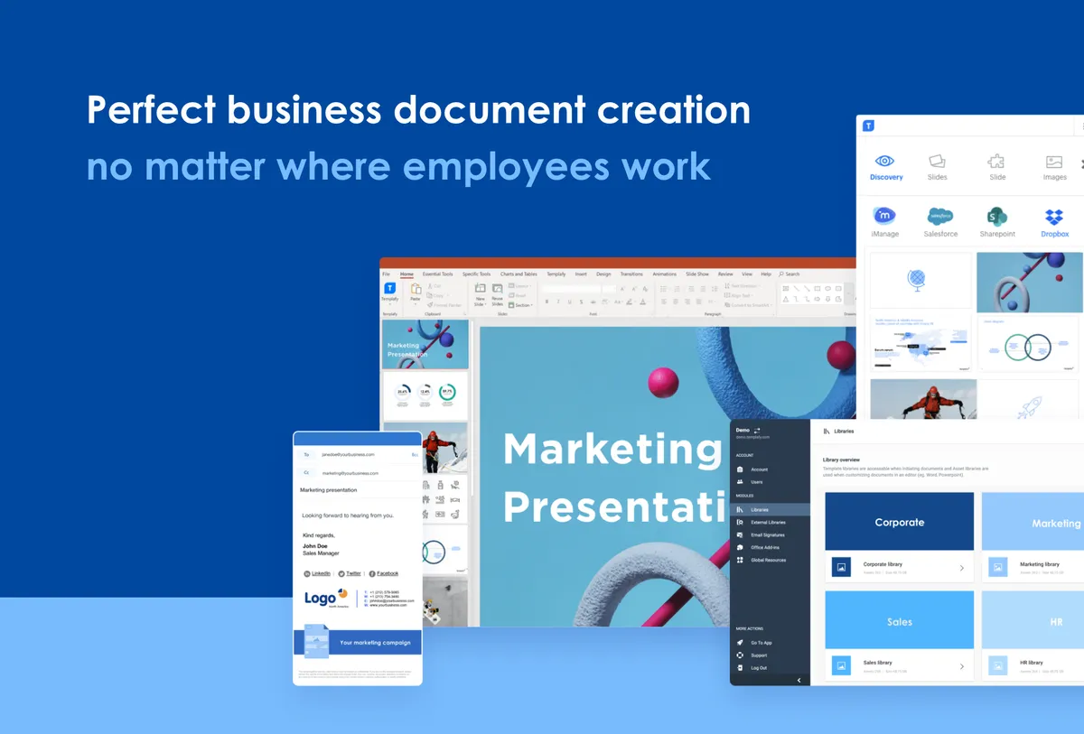 Templafy : avis des utilisateurs, avantages & inconvénients de ce logiciel de présentation Templafy : avis des utilisateurs, avantages & inconvénients de ce logiciel de présentation