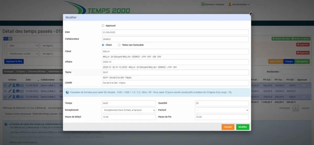 Tempolia : avis des utilisateurs, avantages & inconvénients de ce logiciel de gestion des temps et activités